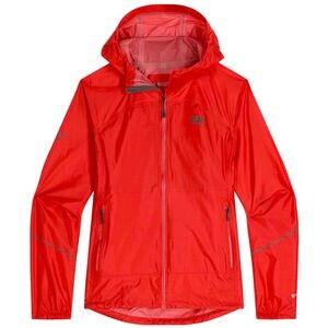 Outdoor Research Rhubarb Women's Helium Rain Jacket Size Lg New NWT 50% OFF